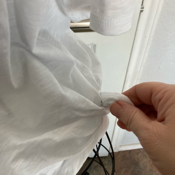 Sweaty betty white t-shirt tie side - Picture 3 of 4